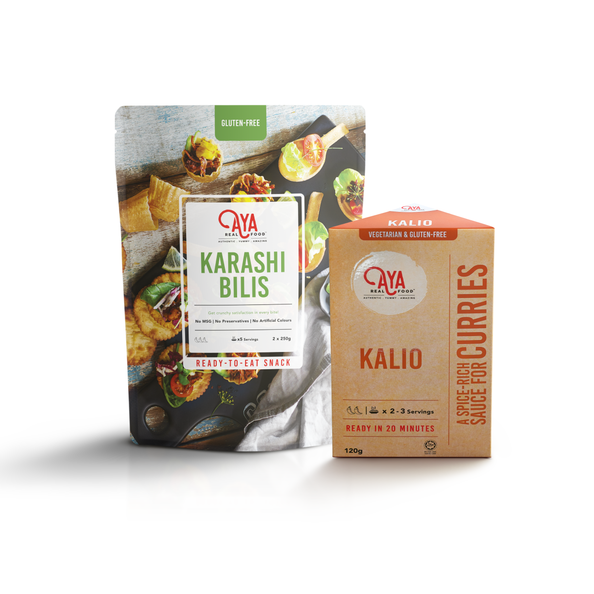 Aya Real Food 120g + 500g Bundle