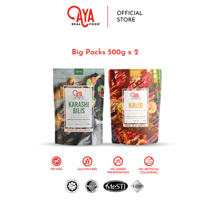 AYA Big Packs (500g x 2)