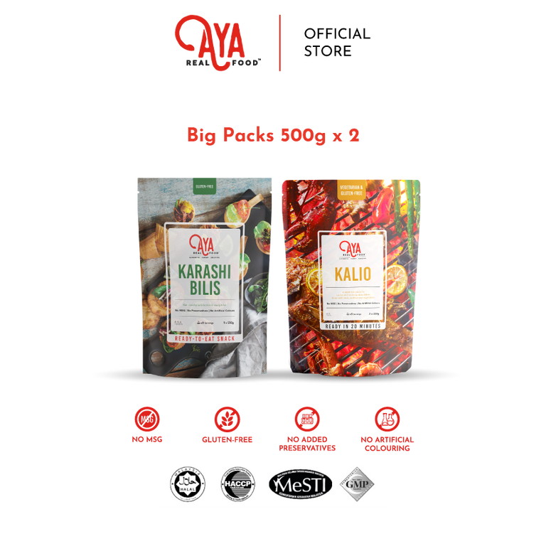 AYA Big Packs (500g x 2)